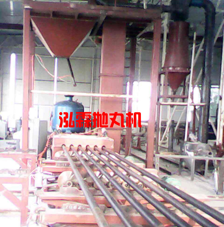 鋼管內(nèi)壁拋丸機(jī)，噴砂除銹設(shè)備